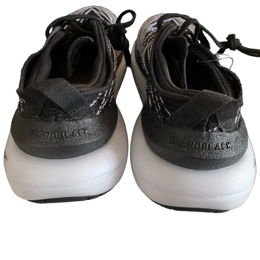 BRANDBLACK Tarantula Low Top Sneakers Black/White Women’s Size 6.5